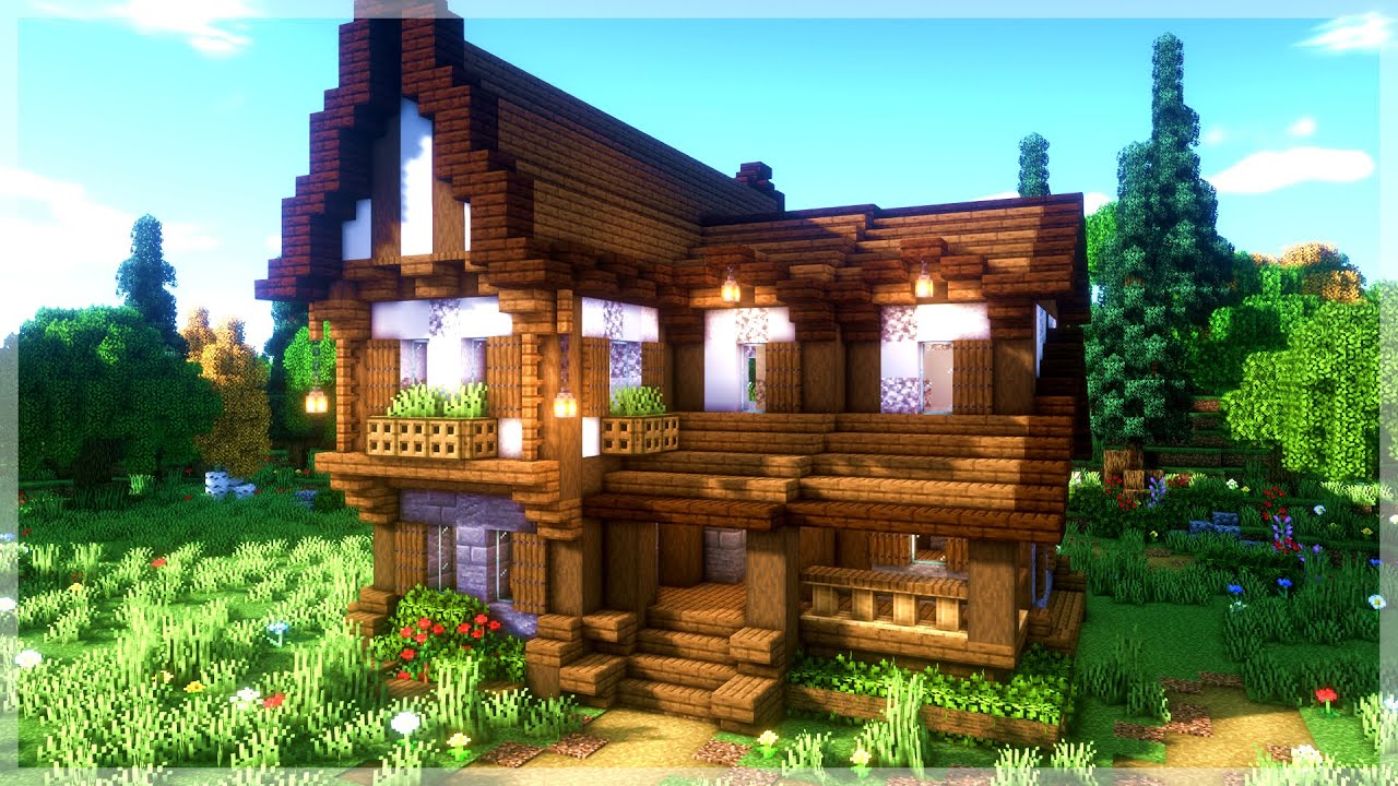 Minecraft log cabin ideas - manetsurfing