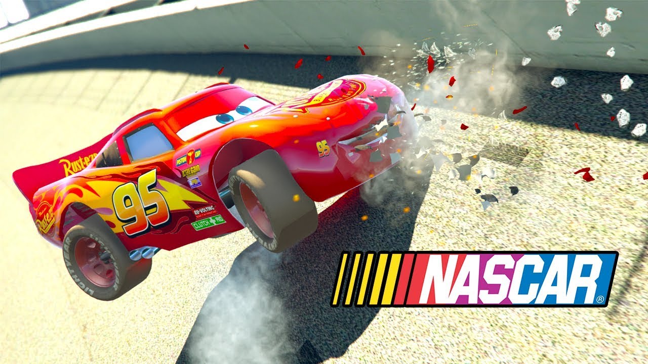 CARS 3 STOCK CARS LIGHTNING MCQUEEN NASCAR RACING - YouTube