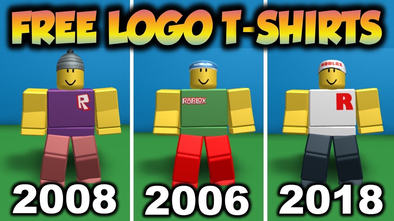 Get All 3 Classic Roblox Logo Shirts For FREE - YouTube