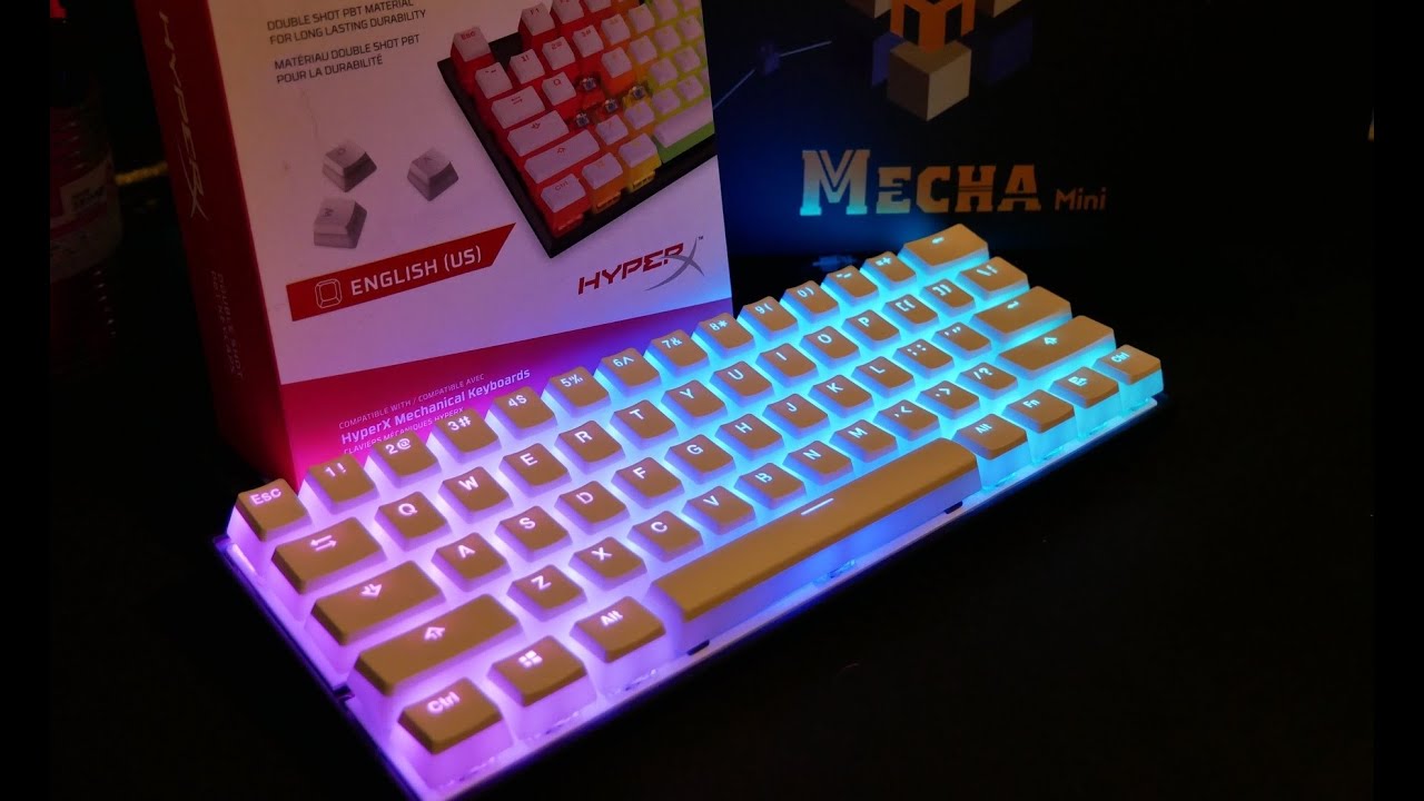 Hyperx White Pudding Keycaps New Ducky Mecha Mini Unboxing Review Install Sound Youtube