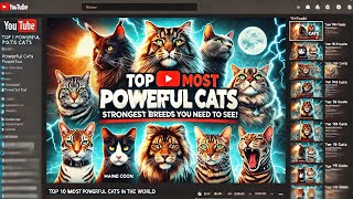 'Top 10 Most Powerful Cats in the World: Strongest Breeds You Need to See!'