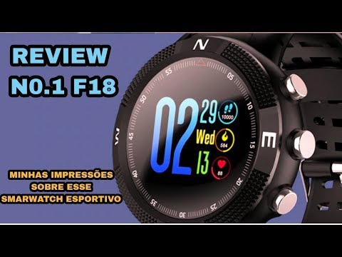 REVIEW NO.1 F18  LINDO SMARTWATCH ESPORTIVO COM GPS