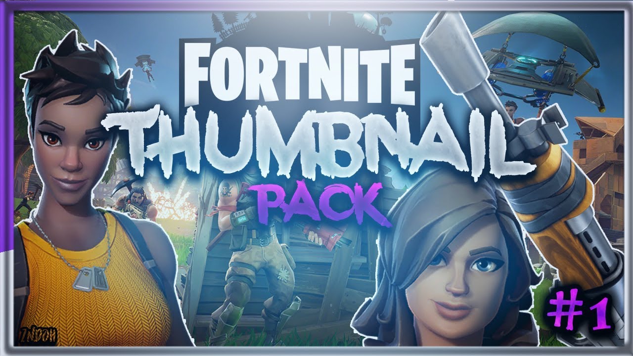 Free GFX: Fornite Battle Royale Thumbnail Template Pack- Fornite ...