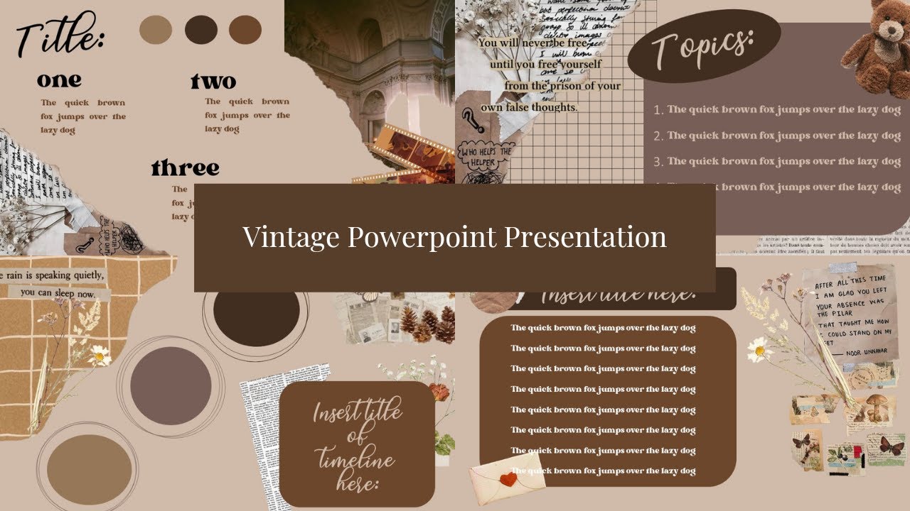 Hãy khám phá bộ trình chiếu Vintage PowerPoint Presentation với những slide được thiết kế đầy chất cổ điển, sẽ mang lại cho bạn cảm giác sang trọng và lịch sự. Cùng đắm mình trong những hình ảnh và màu sắc tuyệt đẹp, tạo nên một bức tranh như chuyện cổ tích.