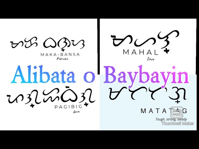 BAYBAYIN TATTOO IDEAS AND MEANING??, 49% OFF