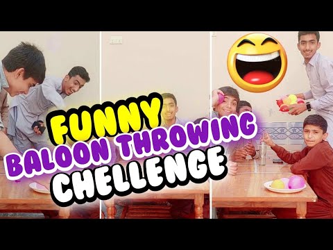 funny baloon pranks videos|funny baloon game|snow spray prank#funn with ...