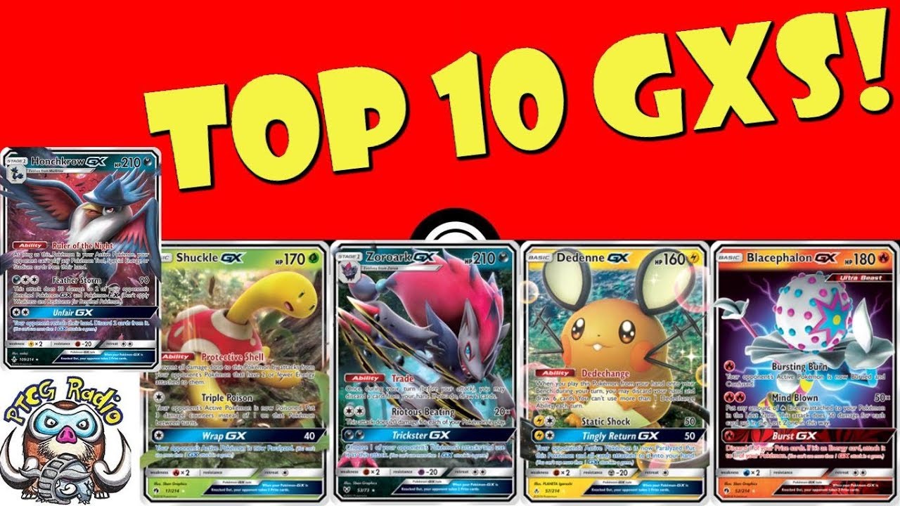 Top 10 Gx Pokemon Cards - Design Talk