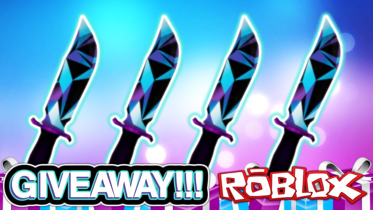 JD KNIFE GIVEAWAY!!! (RAREST KNIFE EVER) | Murder Mystery 2 - YouTube