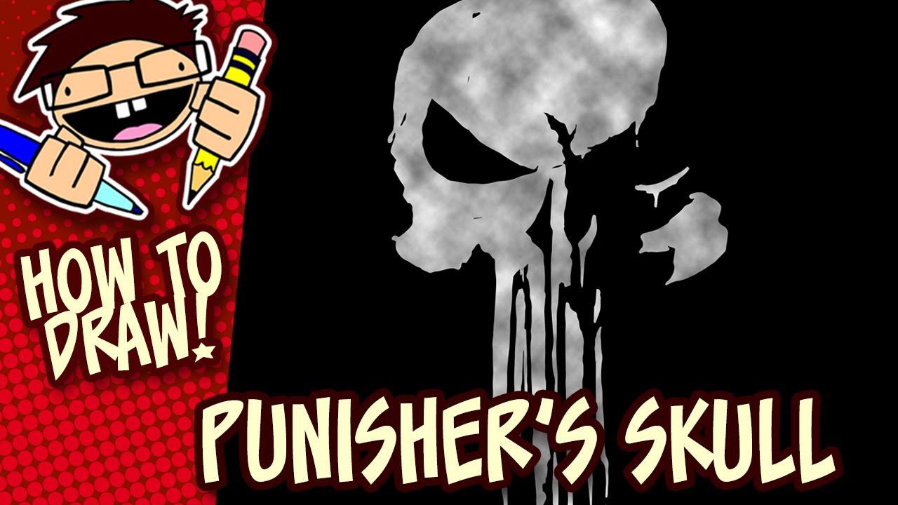 Punisher Skull Outline