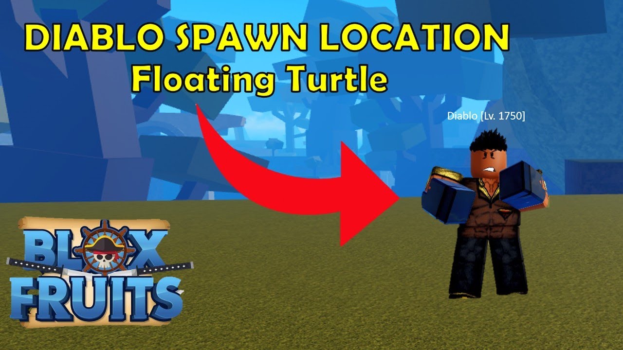 DIABLO Spawn Location | Floating Turtle Island - BloxFruits - YouTube