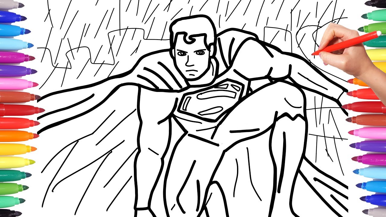 11+ Superman Coloring Pages for Adults - Free Printables – Faber-Castell USA