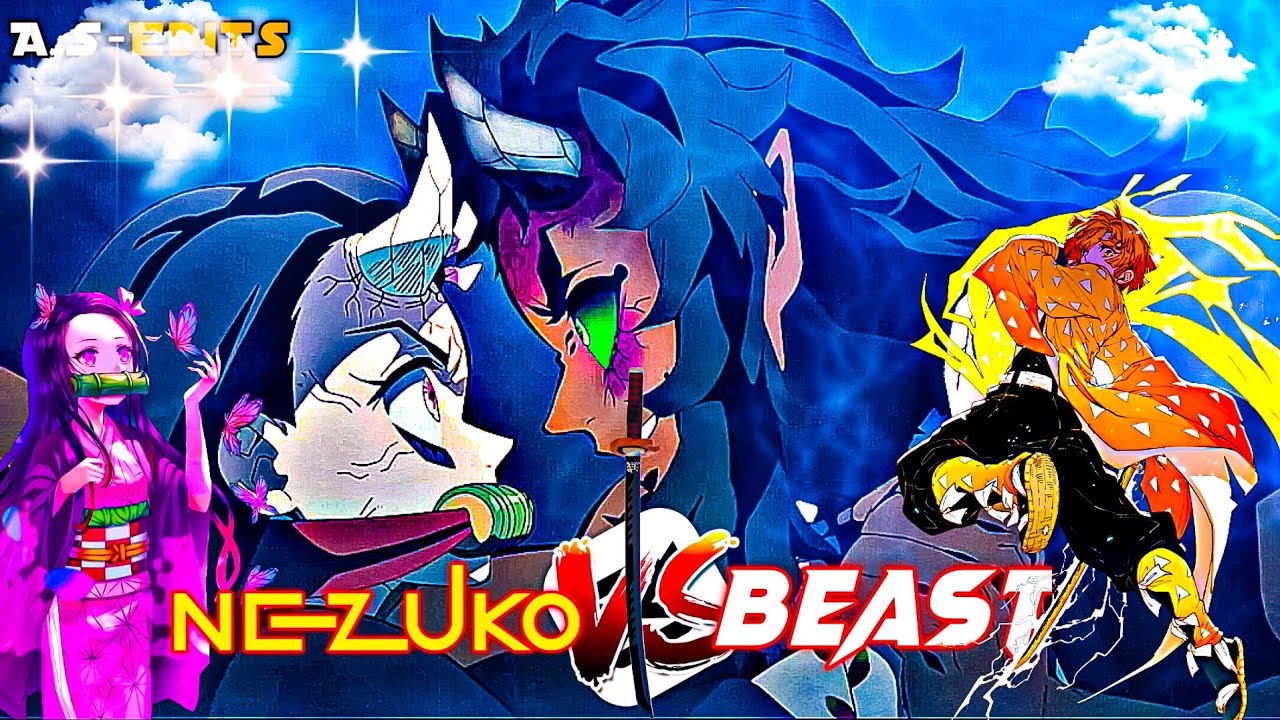 Nezuko vs Beast - Diamond Demon Slayer - YouTube