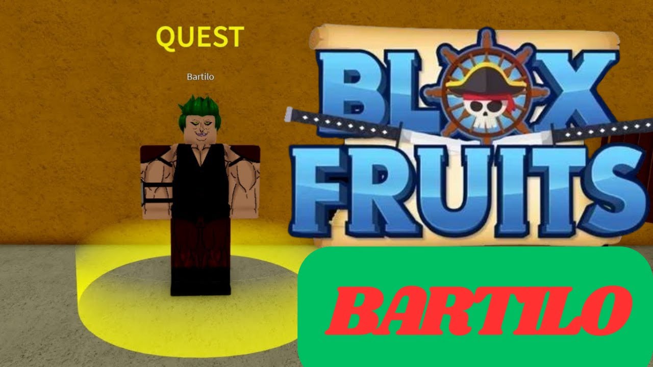 COMO FAZER a MISSÃO do BARTILO no BLOX FRUITS (ROBLOX) - YouTube