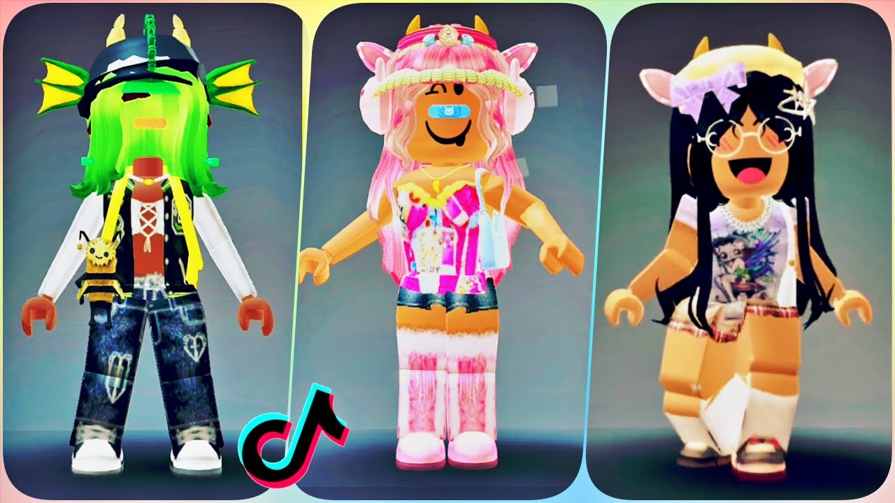 Roblox Tiktok Outfit Ideas Compilation Part 2 !! - YouTube