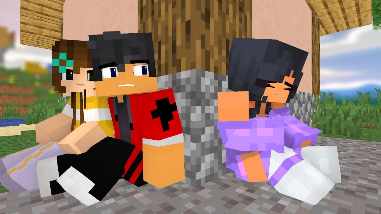 BAD LIAR AARON CHEATING ON APHMAU , APHMAU VERY SAD - MINECRAFT ...