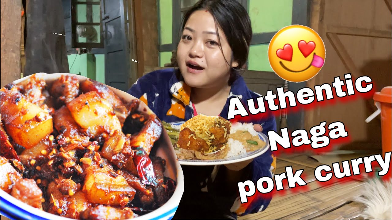 merry Christmas🎄/cooking Naga pork curry for mummy papa🥰 - YouTube