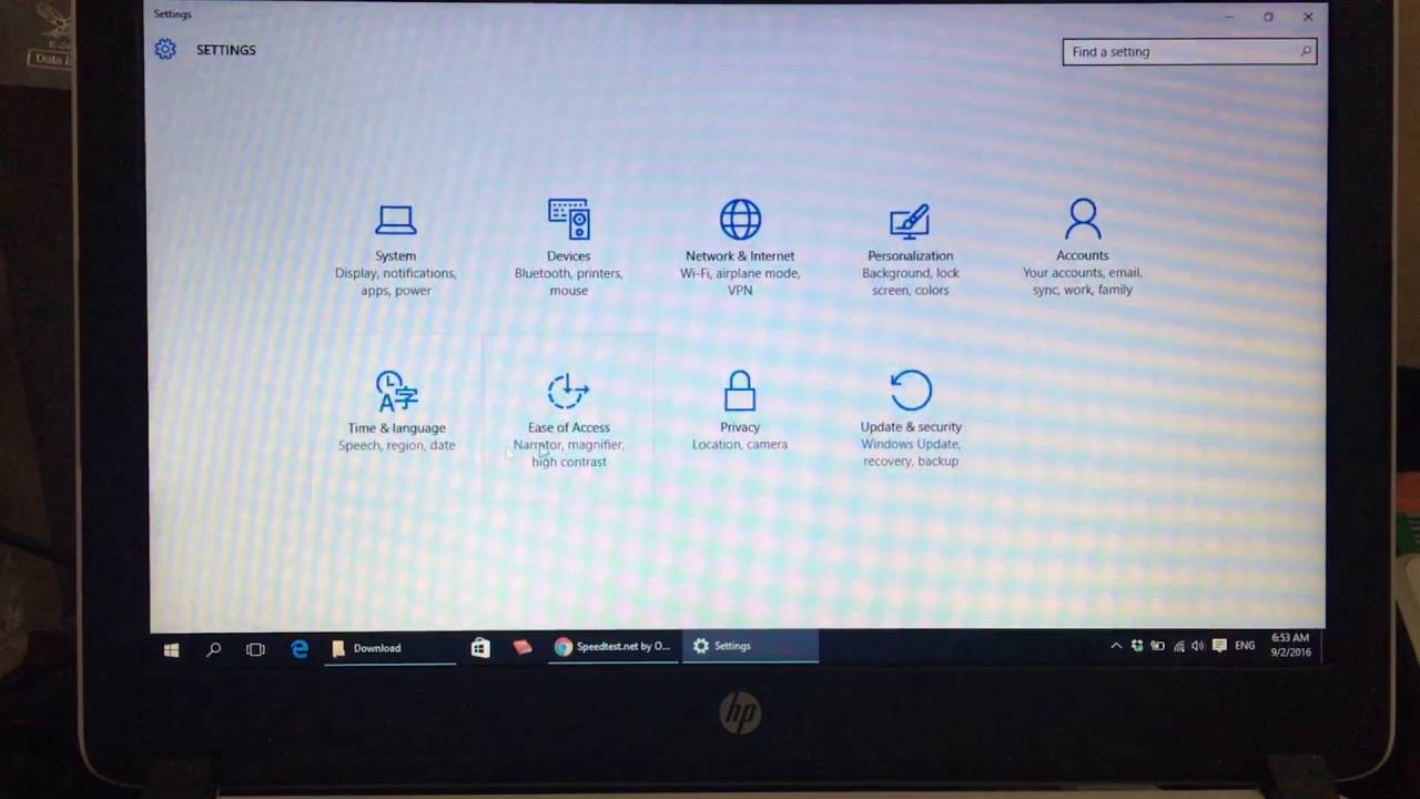 How to reset HP pavilion laptop - YouTube