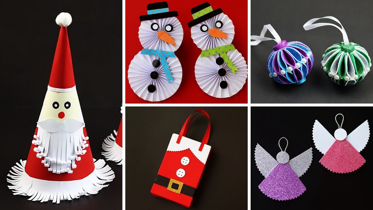 5 Easy Christmas Crafts Ideas For Christmas Decorations | DIY ...