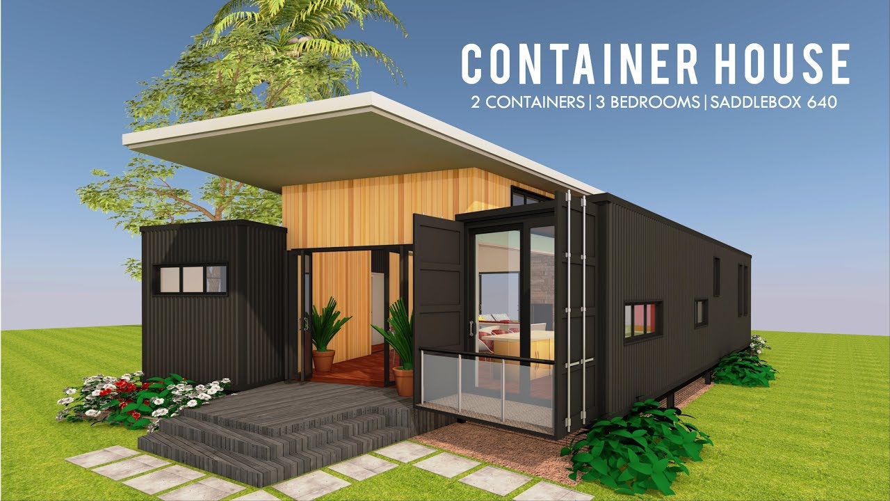 Modern Container  House Design  Floor Plans SADDLEBOX 