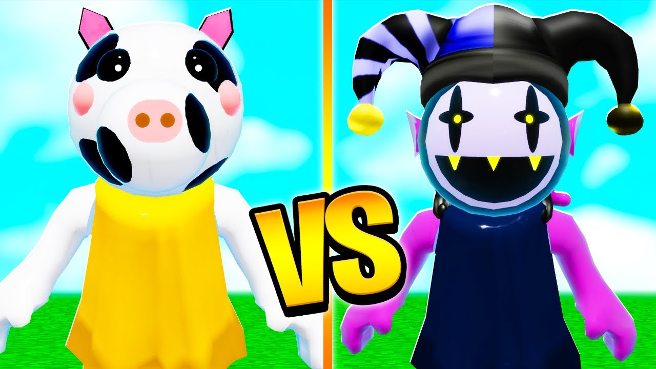 ROBLOX PIGGY COWY VS CHAOS! (Roblox Piggy RP) - YouTube