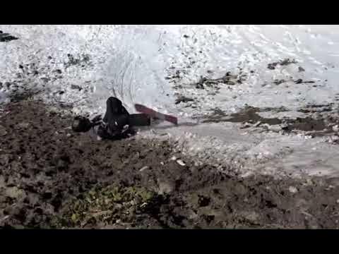 absolutely ass skier eat shi #funny - YouTube