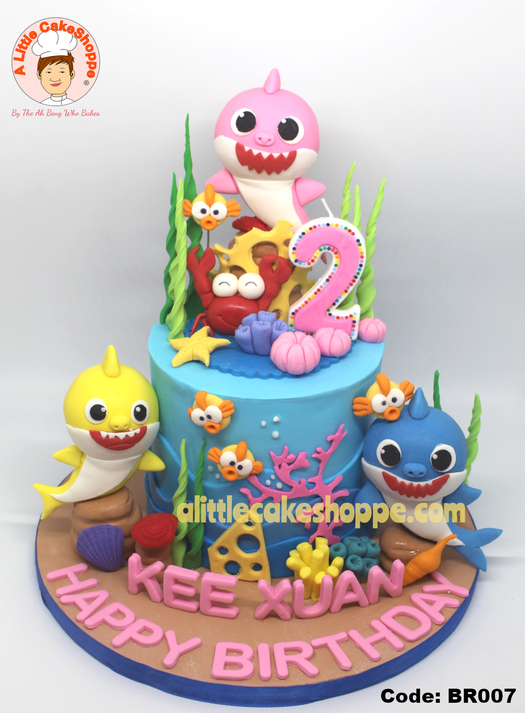 Baby Shark - Singapore Best Designer Cakes Custom 3D Cakes Dessert ...