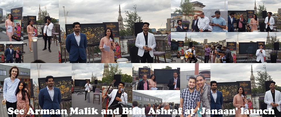 Janaan\': Singer Armaan Malik and Bilal Ashraf at London launch ...