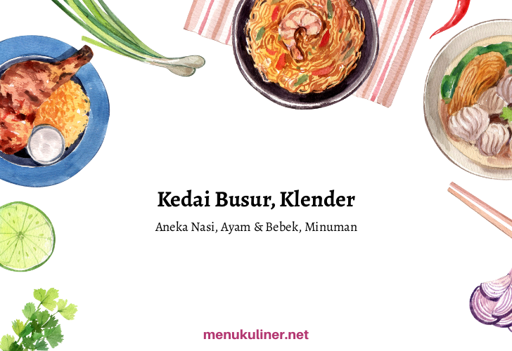 Kedai Busur, Klender, Jakarta