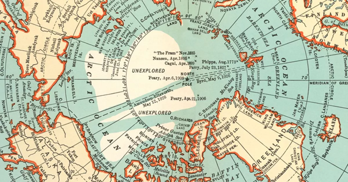 North Pole On World Map