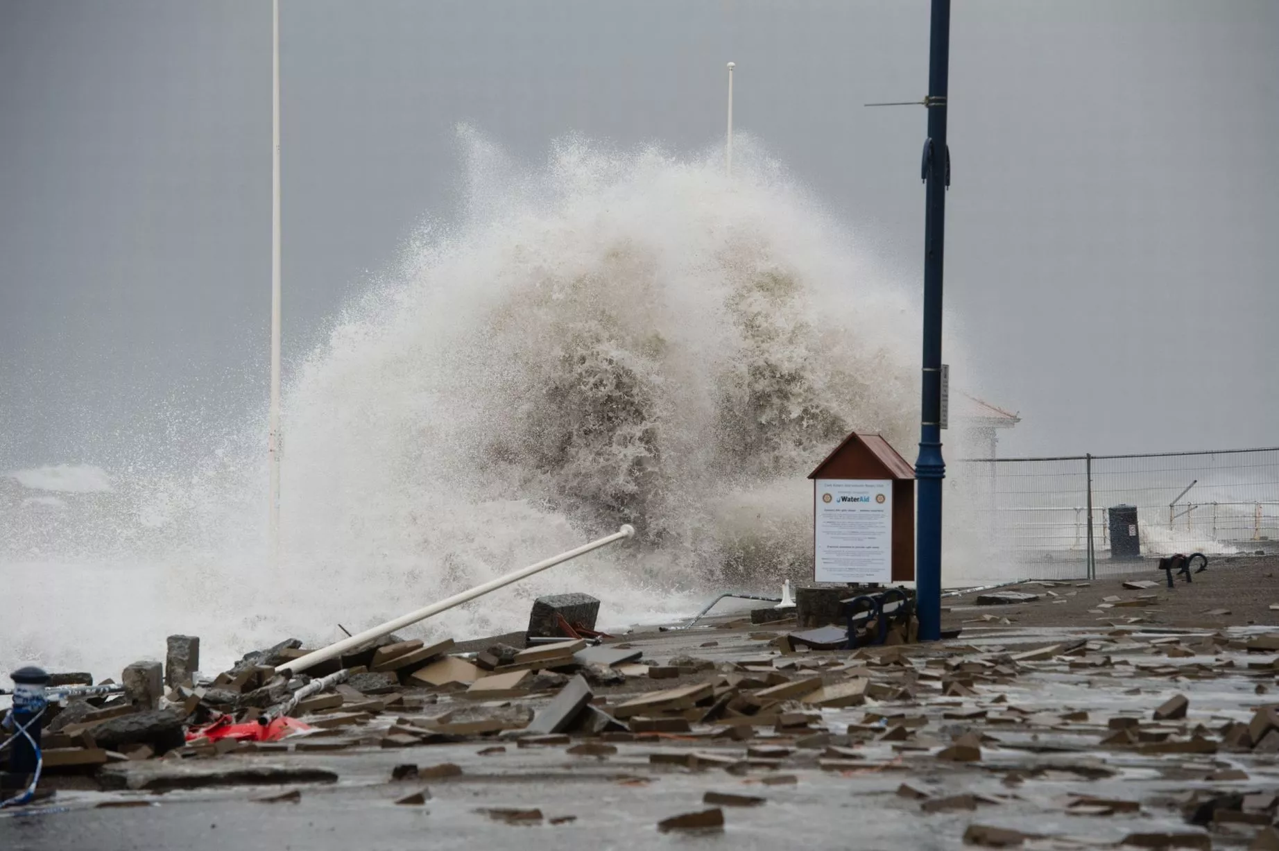 22 pictures that show the ferocious power of the latest storm to pummel ...