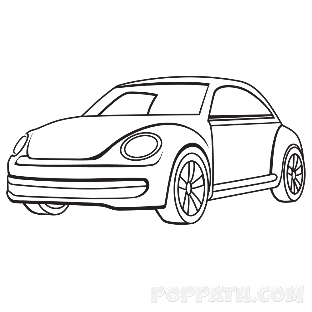 Simple Car Drawing Free download on ClipArtMag