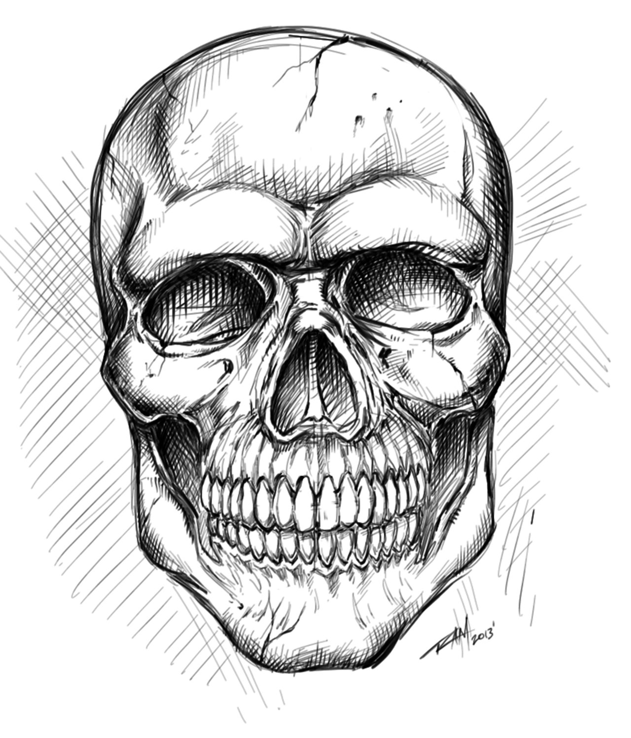 Skull Drawing Cliparts.co