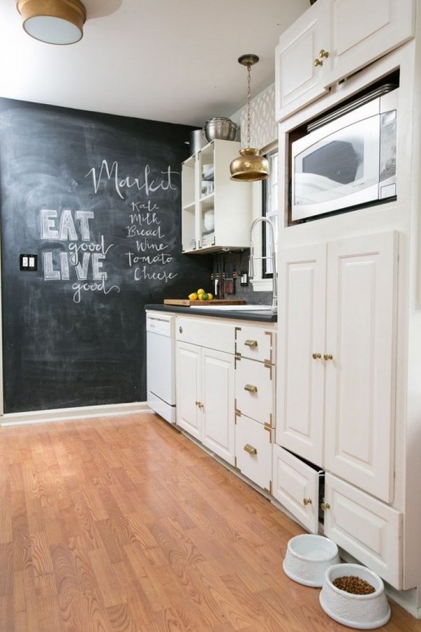 Kitchen chalkboard ideas creative decoration or a practical idea