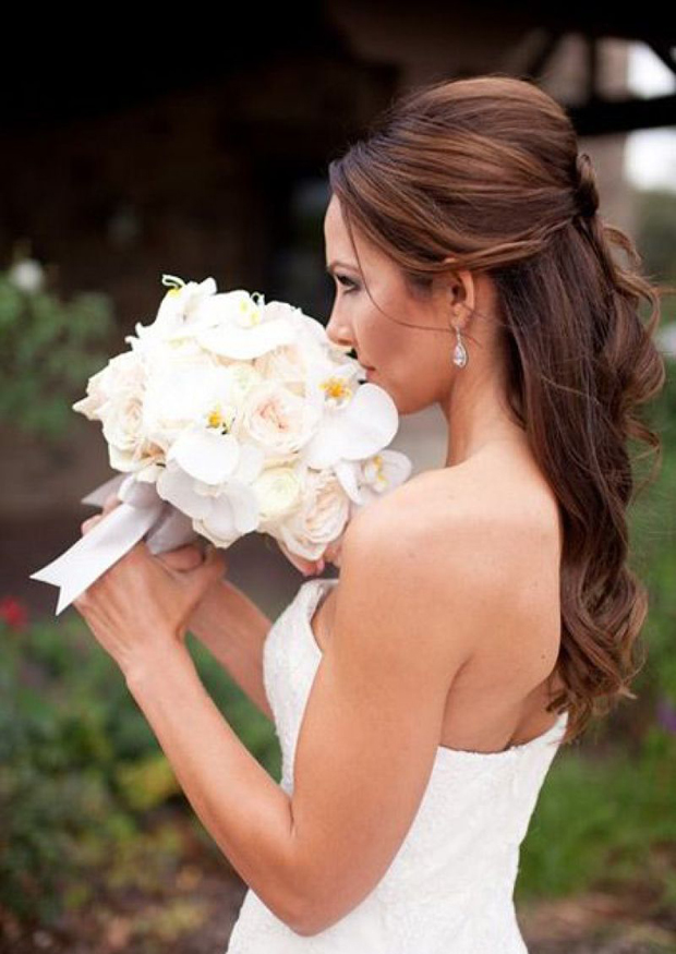 10 Half Up Half Down Wedding Hairstyles