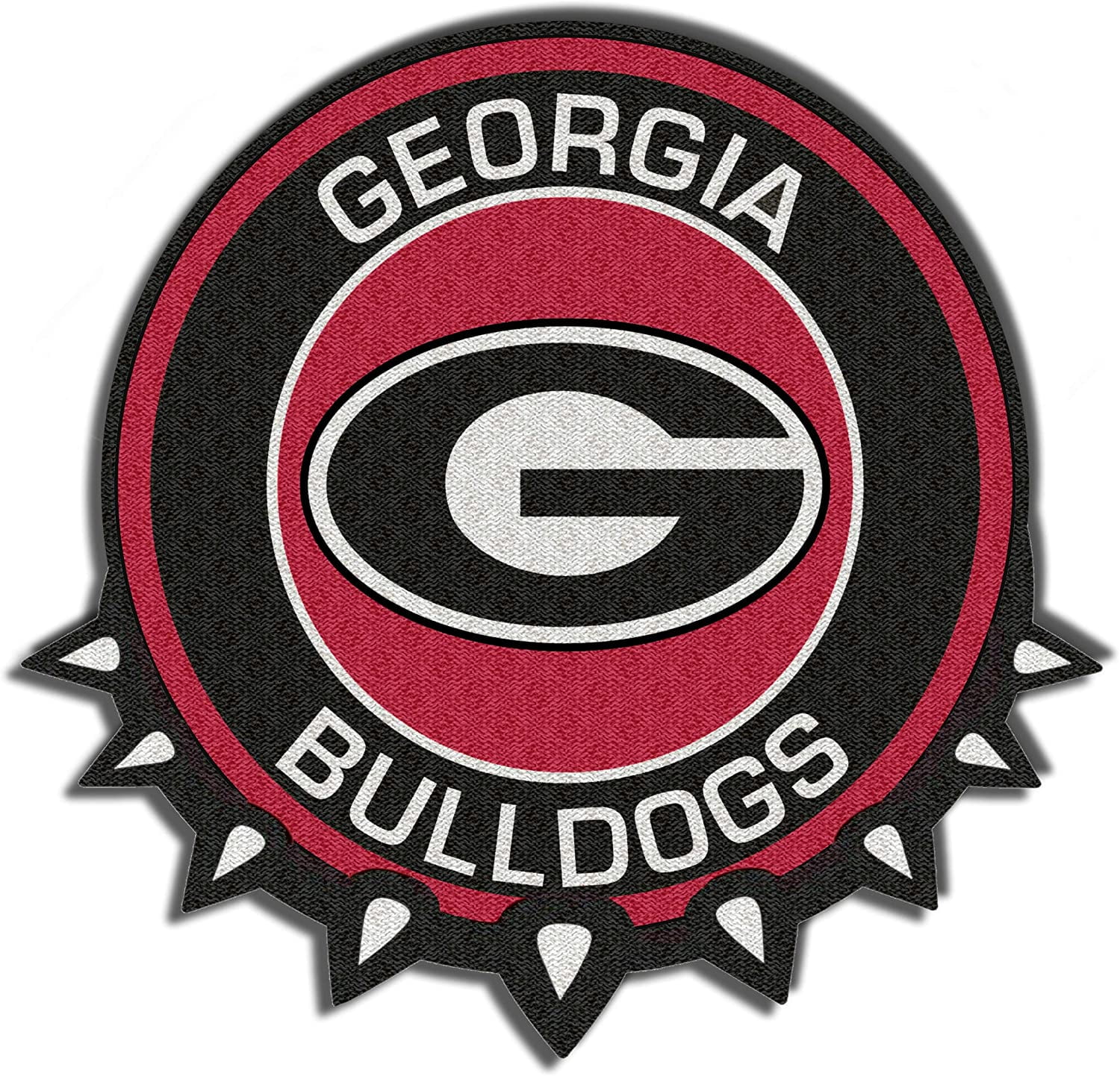 University of Georgia Bulldogs Embroidered Patch Sew-On - Walmart.com