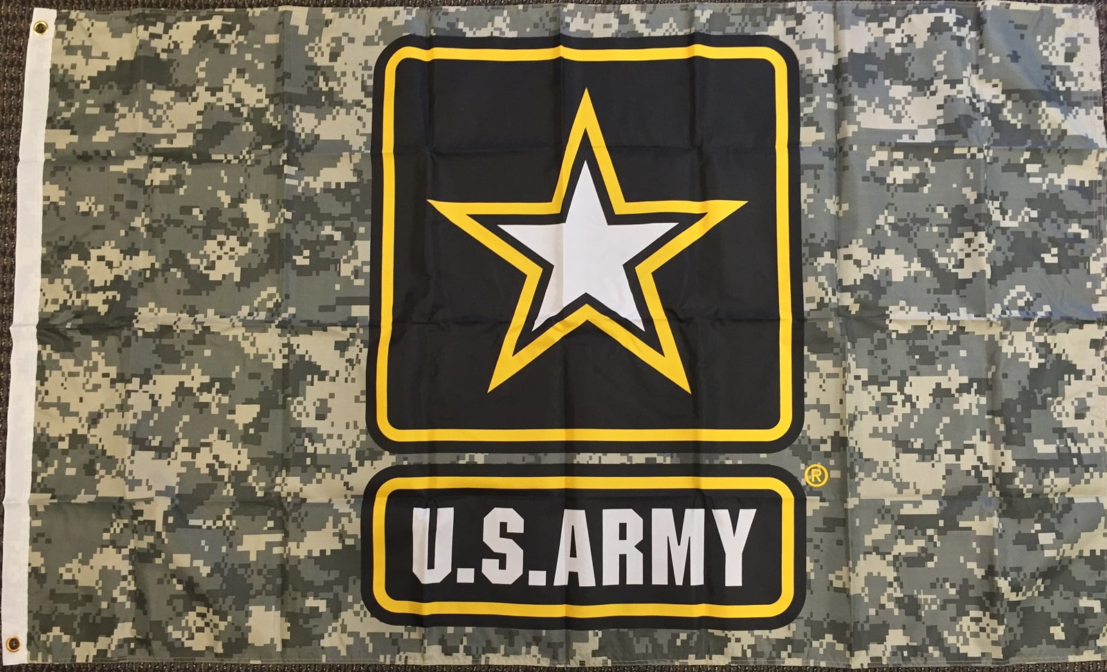 United States Army And American Flag