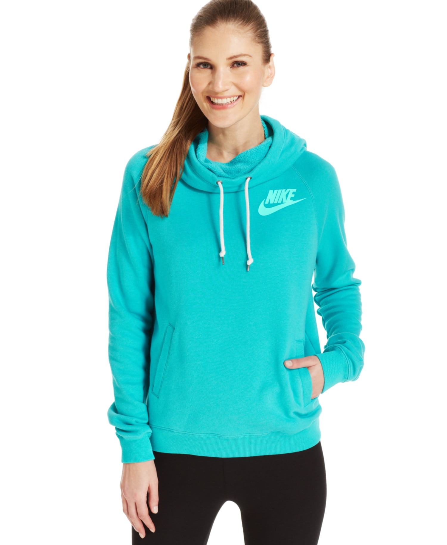 turquoise nike sweatshirt