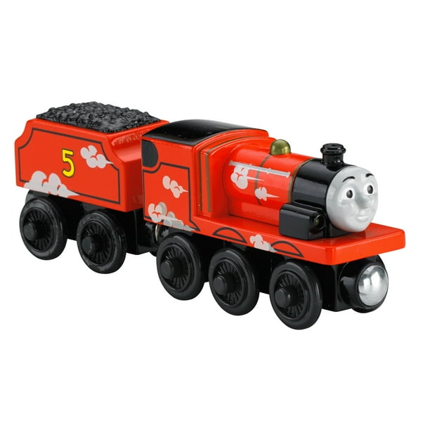 Fisher-Price Thomas & Friends Wooden Railway Roll & Whistle James ...