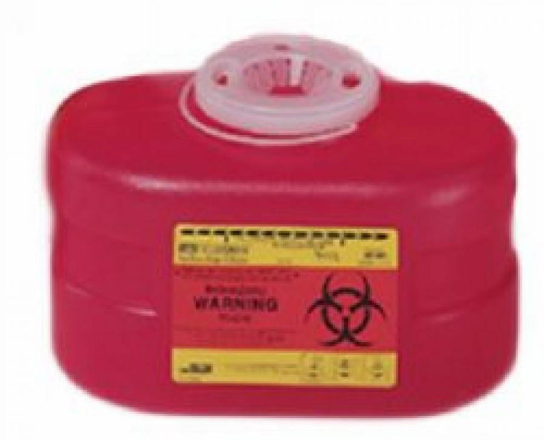 BD Sharps Container, 5 x 8 x 5 Inch, 3.3 Quart, 24 Count - Walmart.com