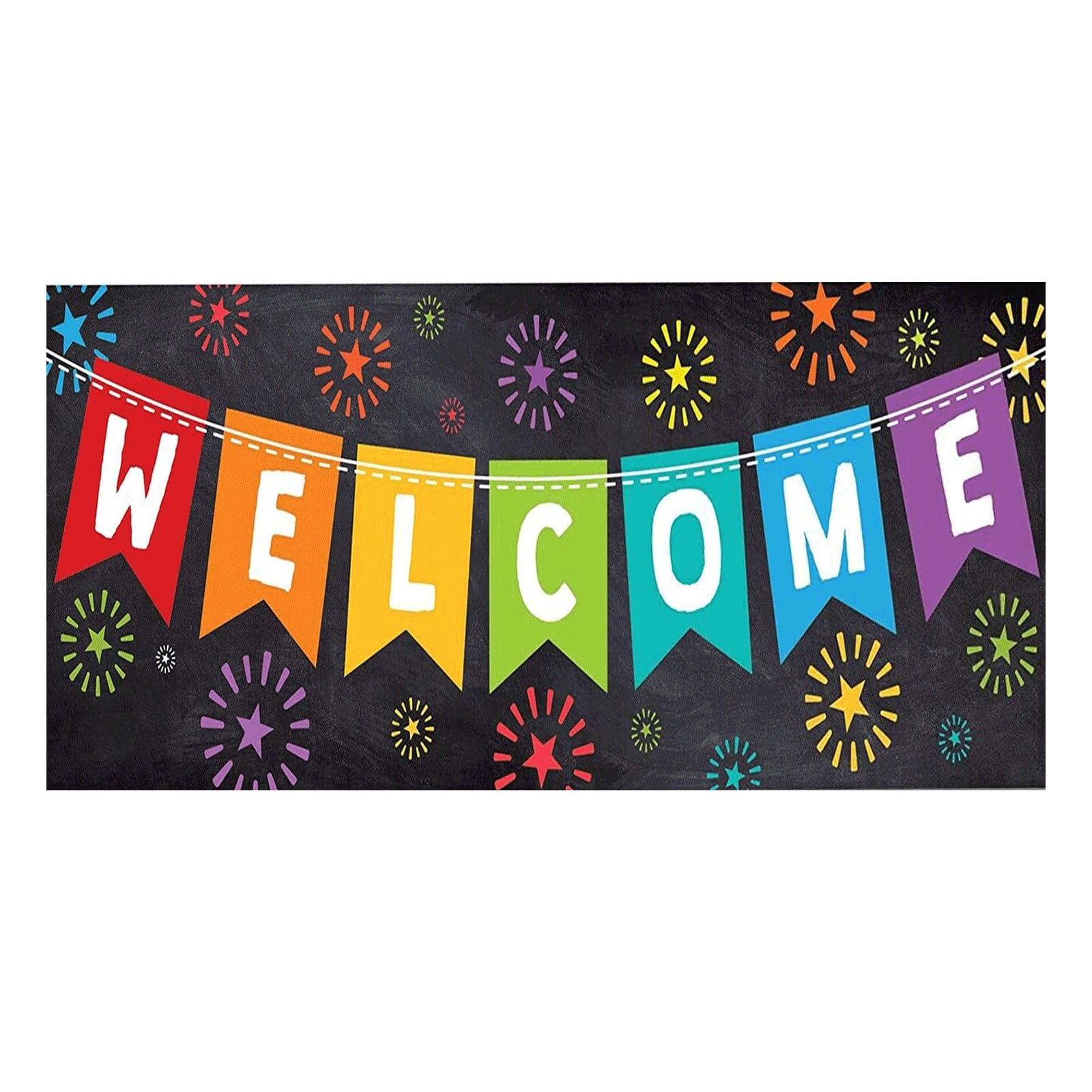 ZOURIH Welcome Back To School Banner Fabric Wall Decoration for School ...