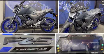 New Yamaha FZS V4 Deluxe Walkaround Video By K2K Motovlogs