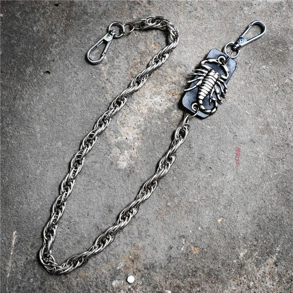 Badass Biker Wallet Chain Scorpion Wallet Chains Chain for Pants Pants Chain Jean Chain 