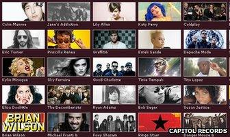 Capitol Records artists