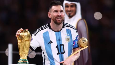 Lionel Messi of Argentina