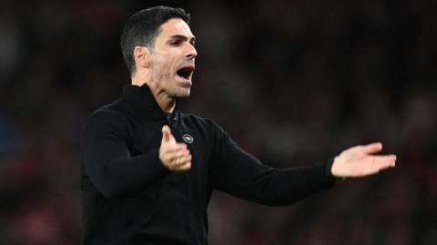 Arsenal manager Mikel Arteta was left frustrated after the draw with Liverpool at Emirates Stadium