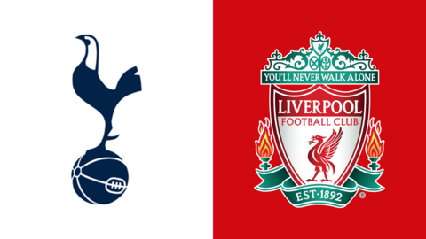 Tottenham vs Liverpool fixture graphic