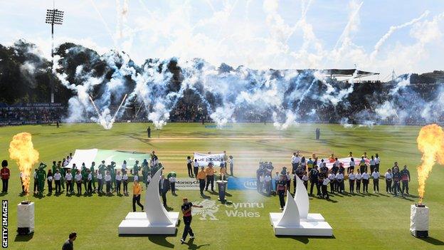 Swalec Stadium hosting the ICC Champions Trophy