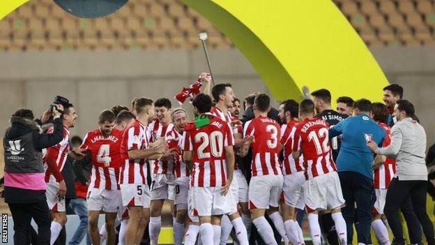 Athletic Bilbao celebrate