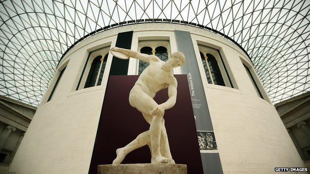 Artefacts In The British Museum's Winning At The Ancient Games Exhibition