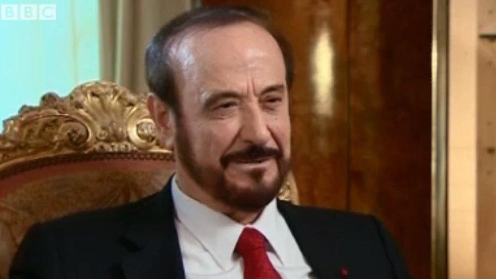 Rifaat al-Assad from a BBC interview in April 2012